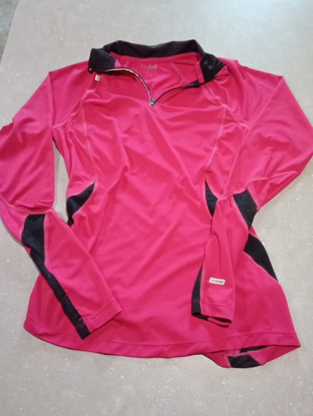 Women’s Pink Hyba Speed Dri Quarter-Zip Active Pullover